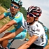 Andy Schleck im weissen Trikot bei der 11. Etappe des Giro d'Italia 2007